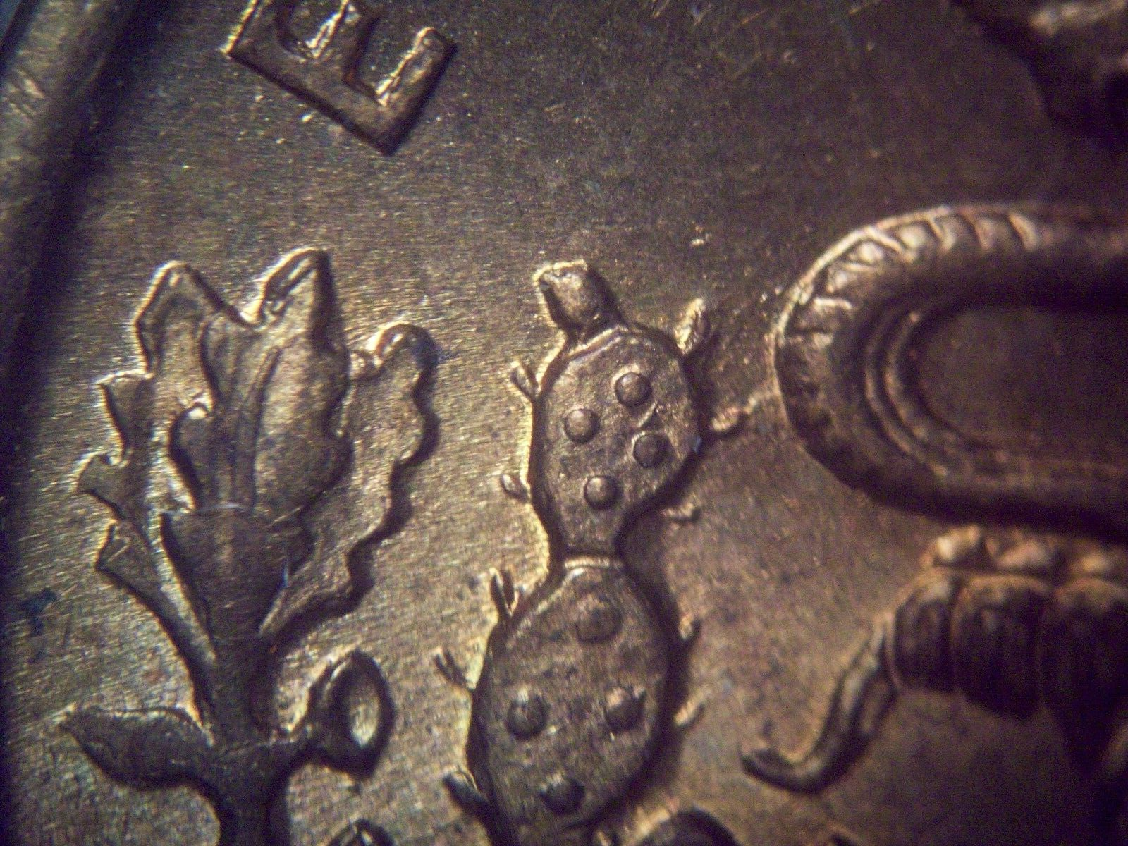 1960 one cent Strong Mexican doubled die REV coin