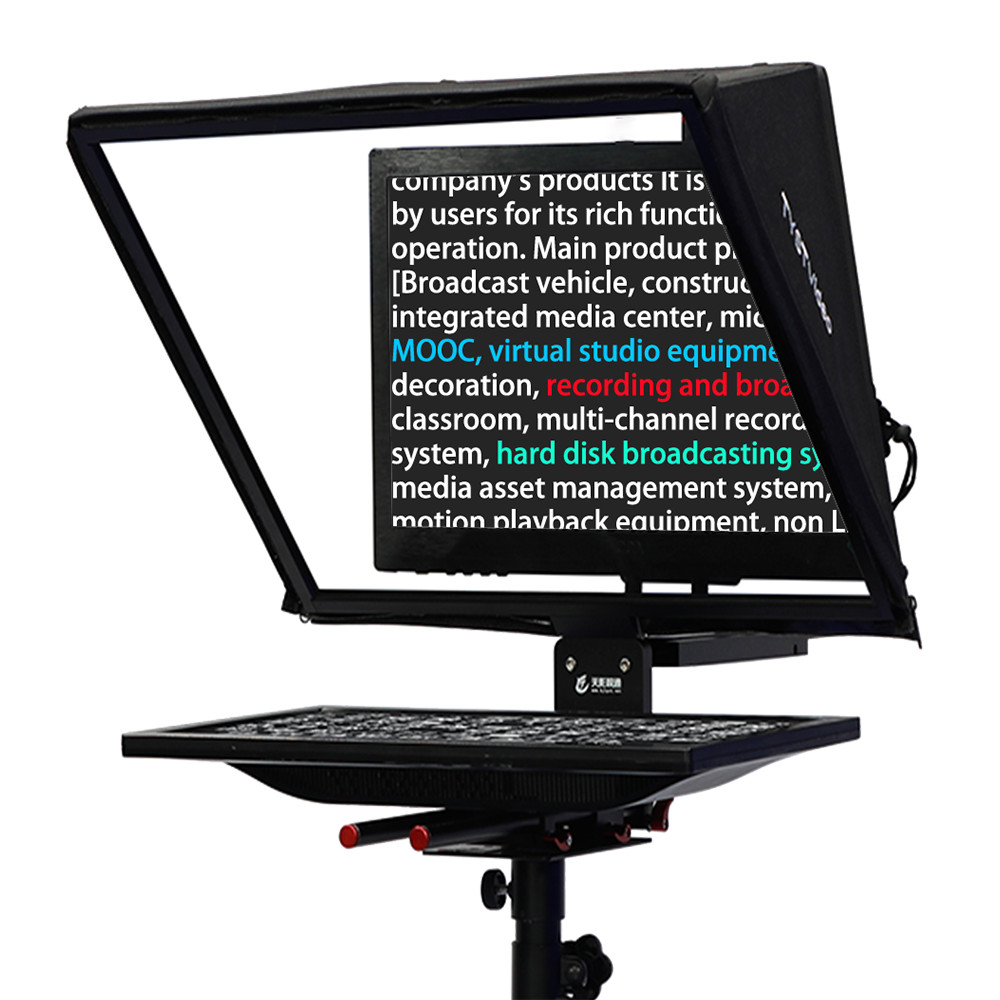 TYST TS-240 24 inch Teleprompter Streaming Live Broadcast for Computer Laptop