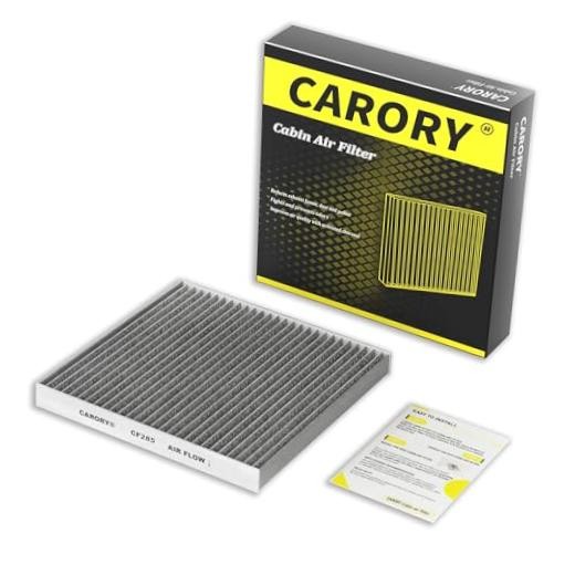 CARORY Cabin Air Filter w/Activated Carbon for Toyota Camry, 7.6" x 8.4" x 1.2"
