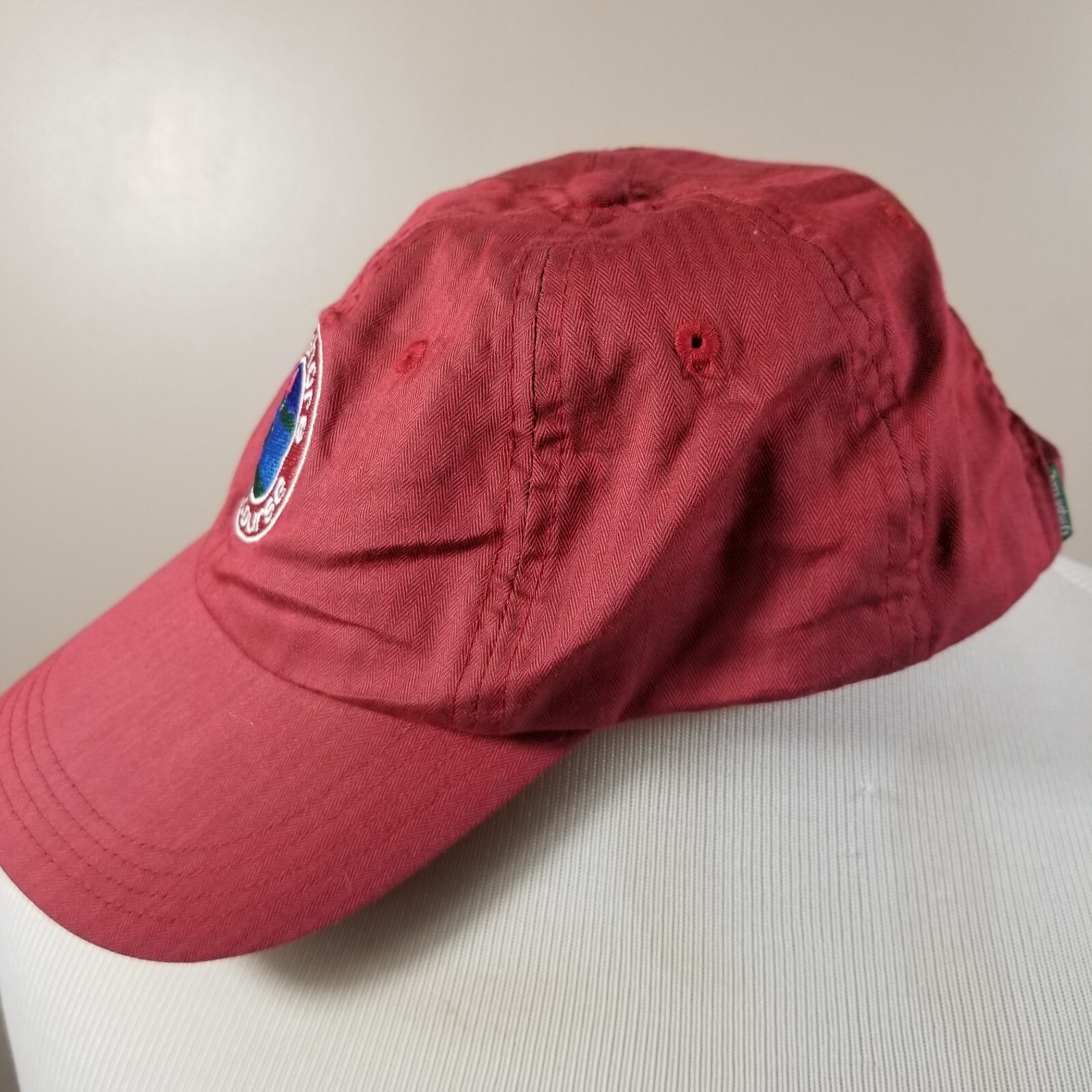 Lakeshore Golf Course Hat Imperial Brand Red Baseball Cap Strapback
