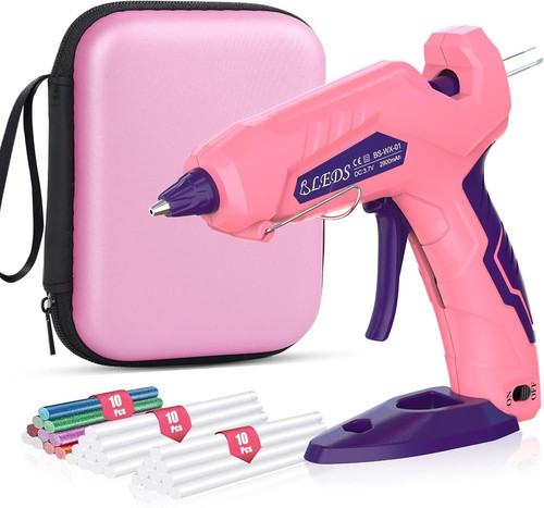 BLEDS Cordless Glue Gun with Storage Case, 2.9 Ah Fast Kit