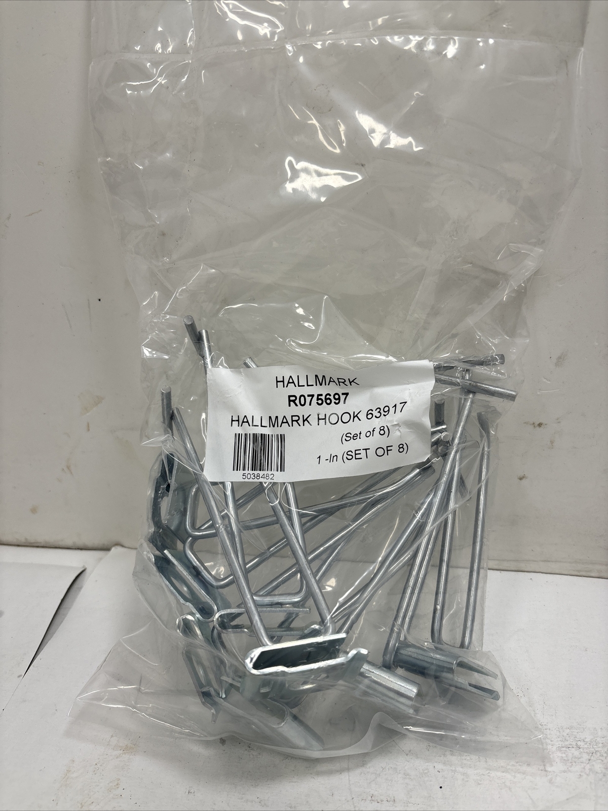 LOT OF 8. 4"  HEAVY DUTY  HOOKS   STORE FIXTURE Hallmark R075697 63917
