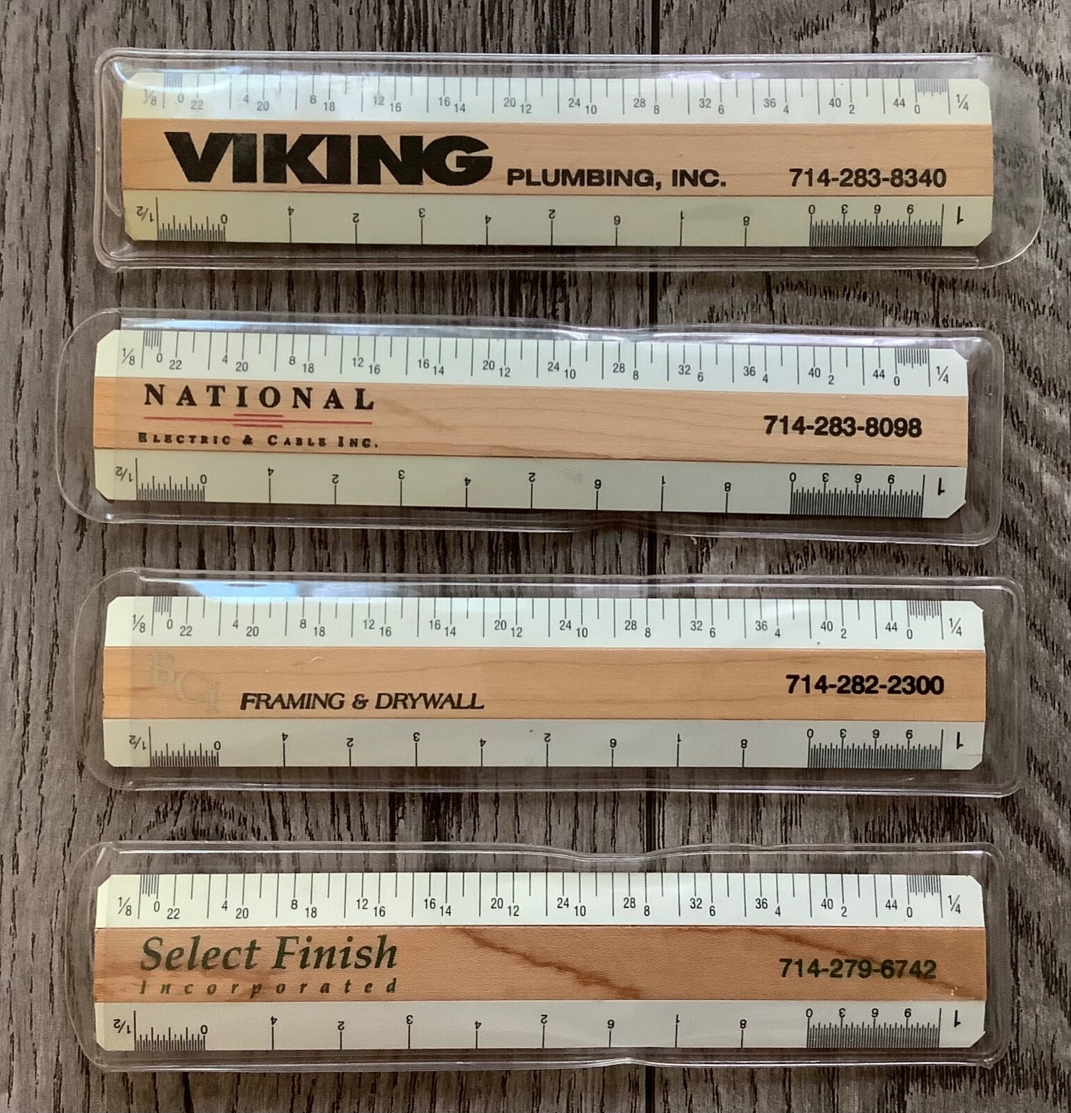 6" Architectural Double Bevel Ruler