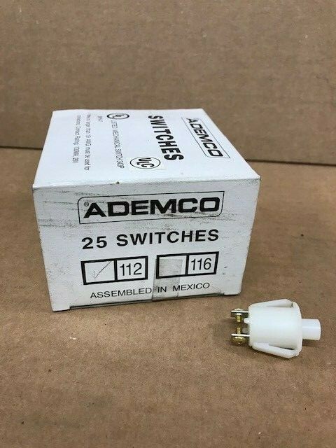 Ademco 112 Circuit Switches Alarm System Rating 100MA 28V Box of 25 NEW