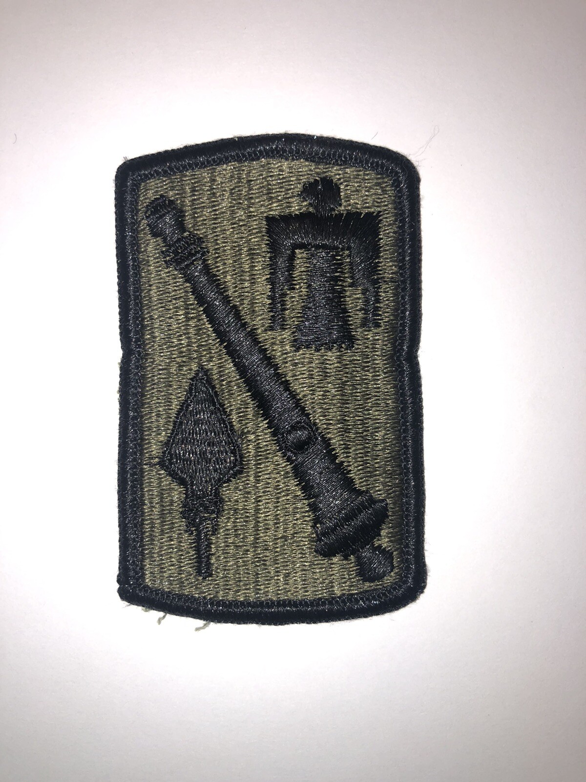 45th Field Artillery Brigade Subdued U.S. Army Shoulder Patch Insignia