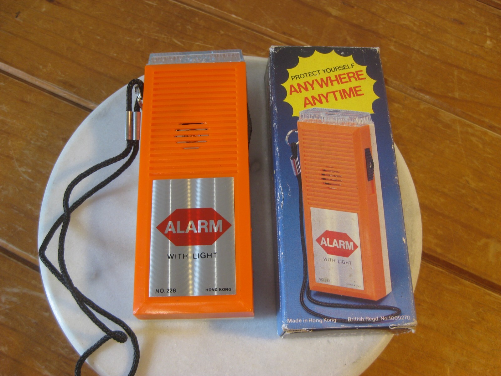 Vintage 1960/70's Flashlight with Alarm 'Anywhere Anytime' (NEW)Hong Kong-Tested