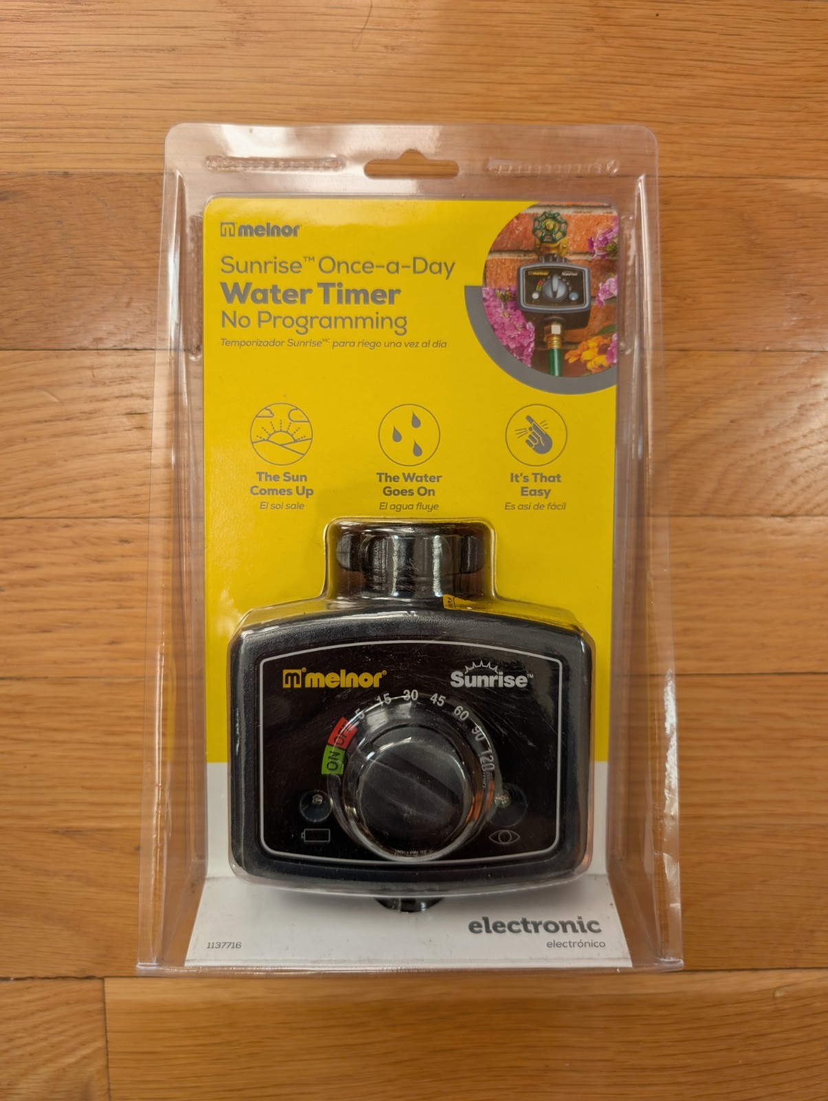 Melnor Sunrise Once-a-day Water Timer No Programming Faucet To Hose End Timer