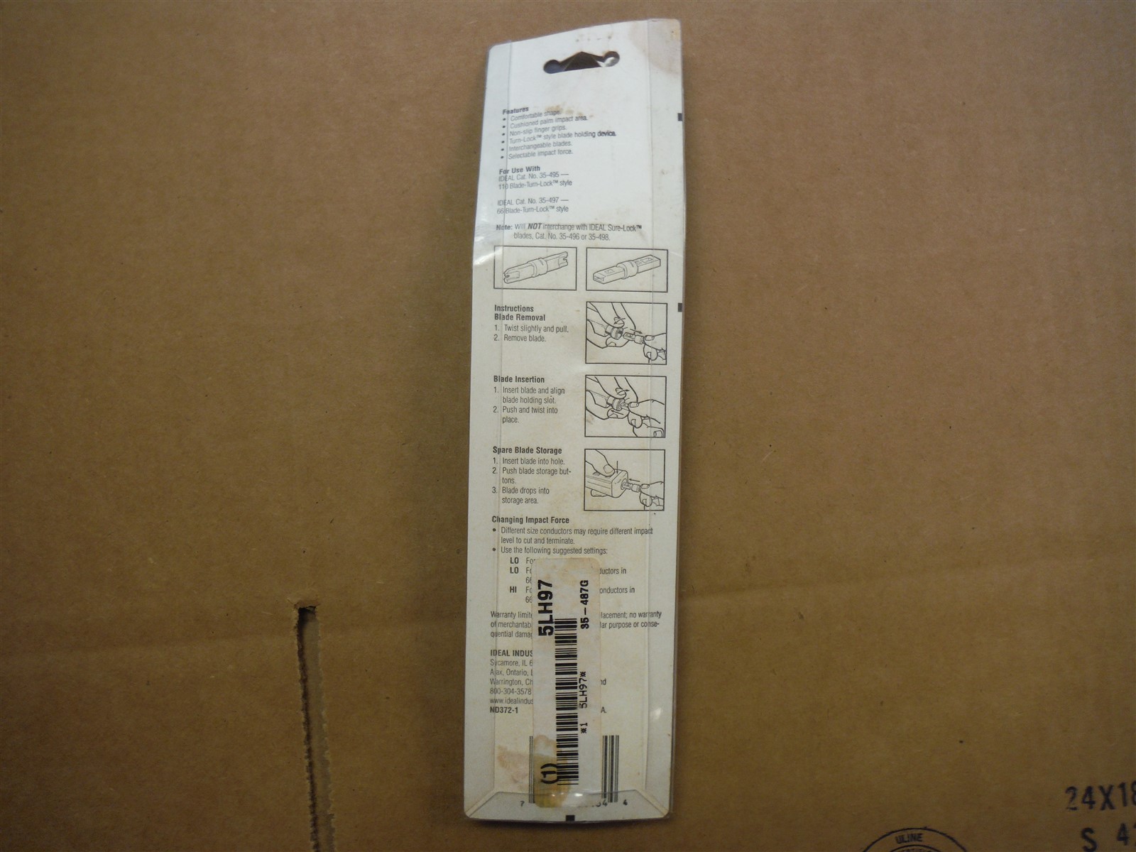 Ideal #35-487 Punch master II Punch Down Tool *B02