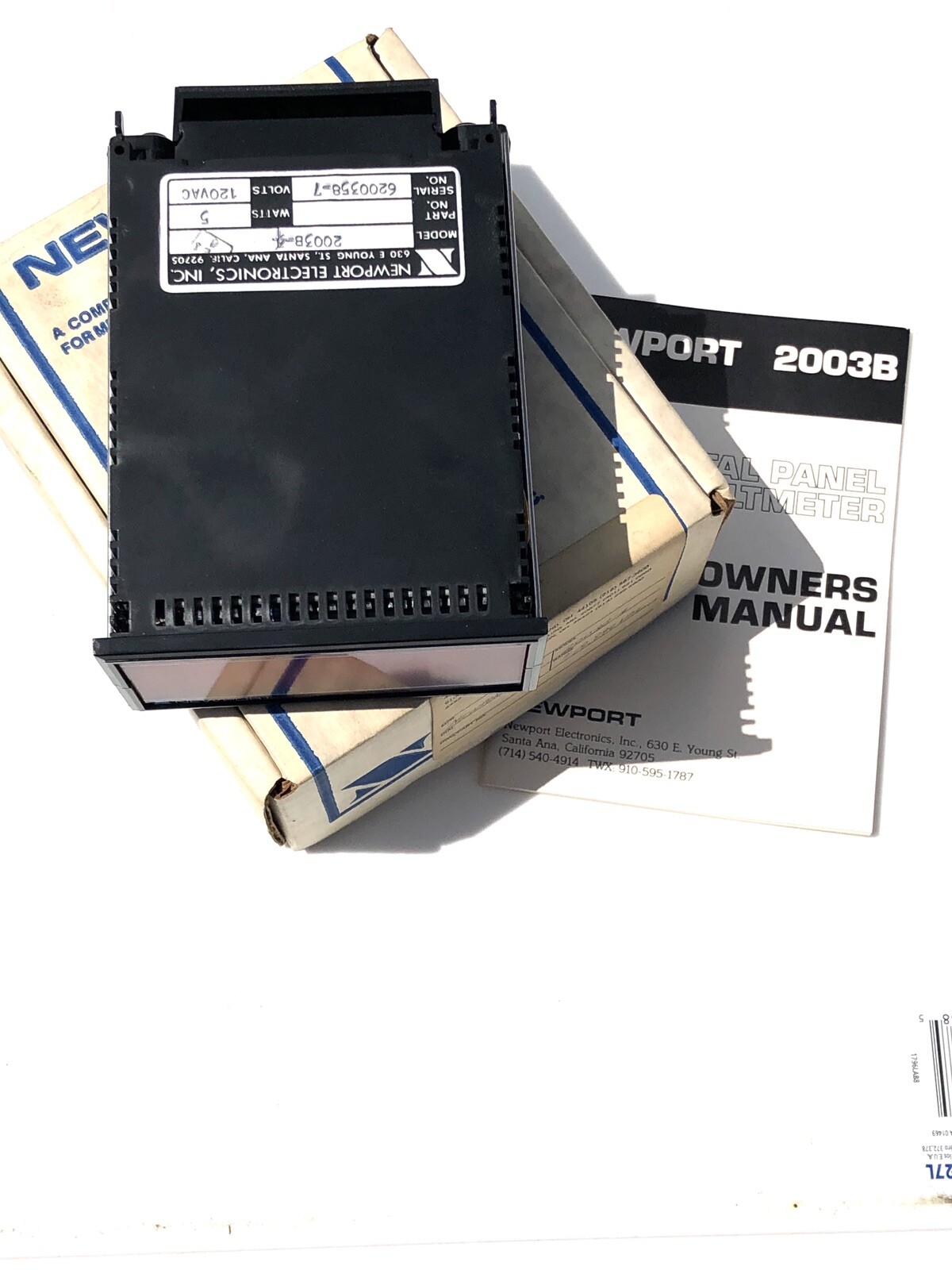 * Newport 2003B-4 D1 LED Digital Panel Voltmeter New Old Stock
