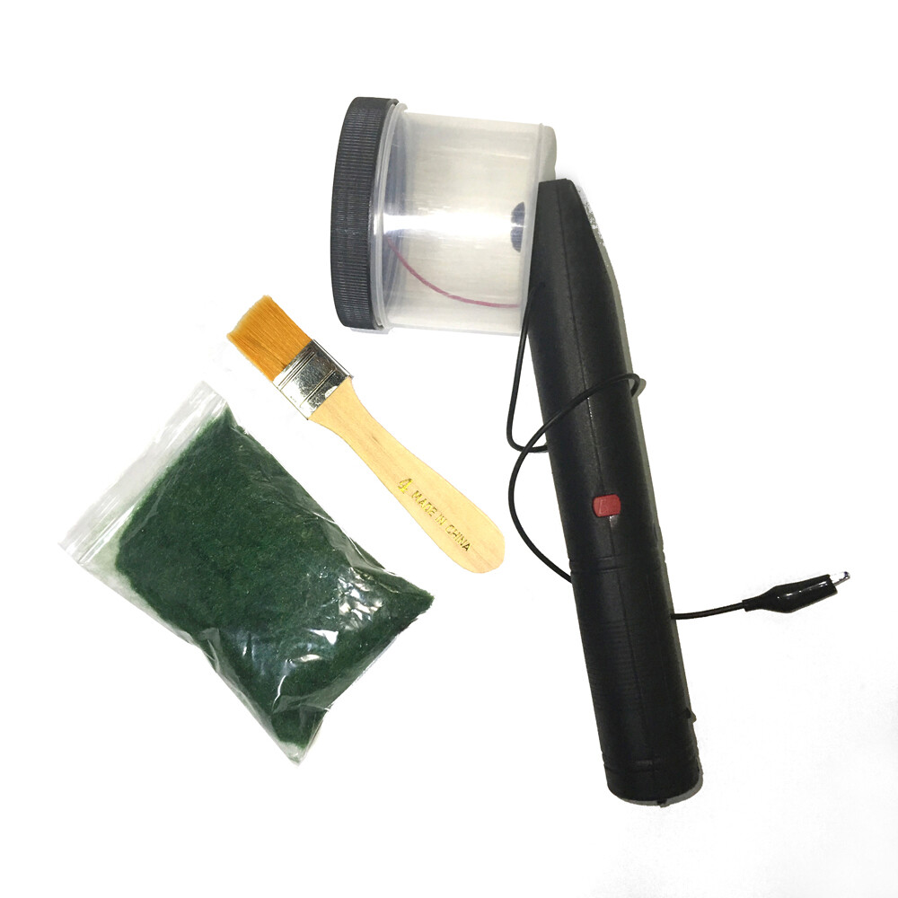 Electronic Advanced Static Grass Flock Applicator ABS for Train Scenery DIY USA