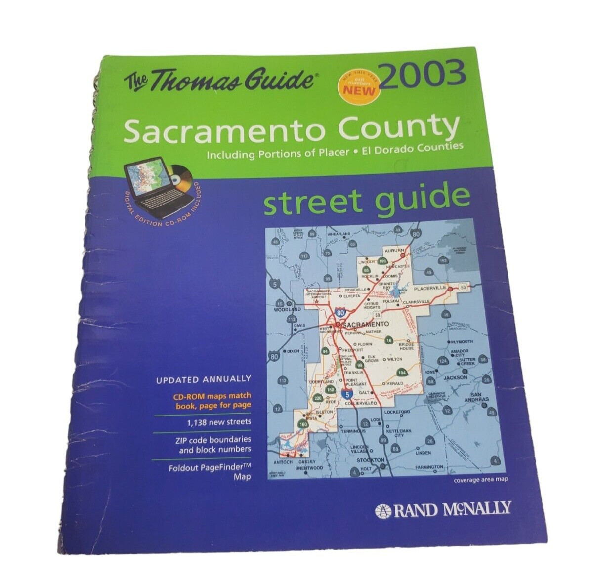 Thomas Guide Sacramento County Street Guide 2003