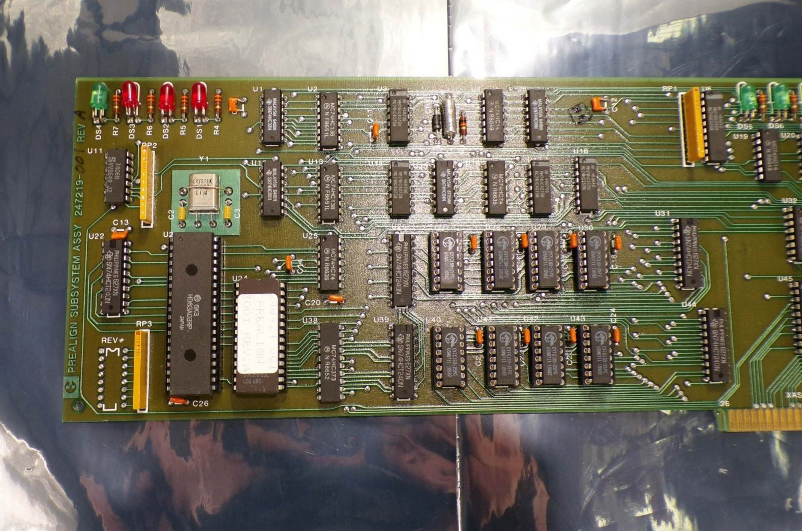 Electroglas 247219-001 Prealign Subsystem Circuit Board, Rev A *used working