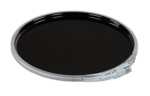 LID-STL-LL-UN Steel Unrated Lever Lock Lid 5 Gallon Black
