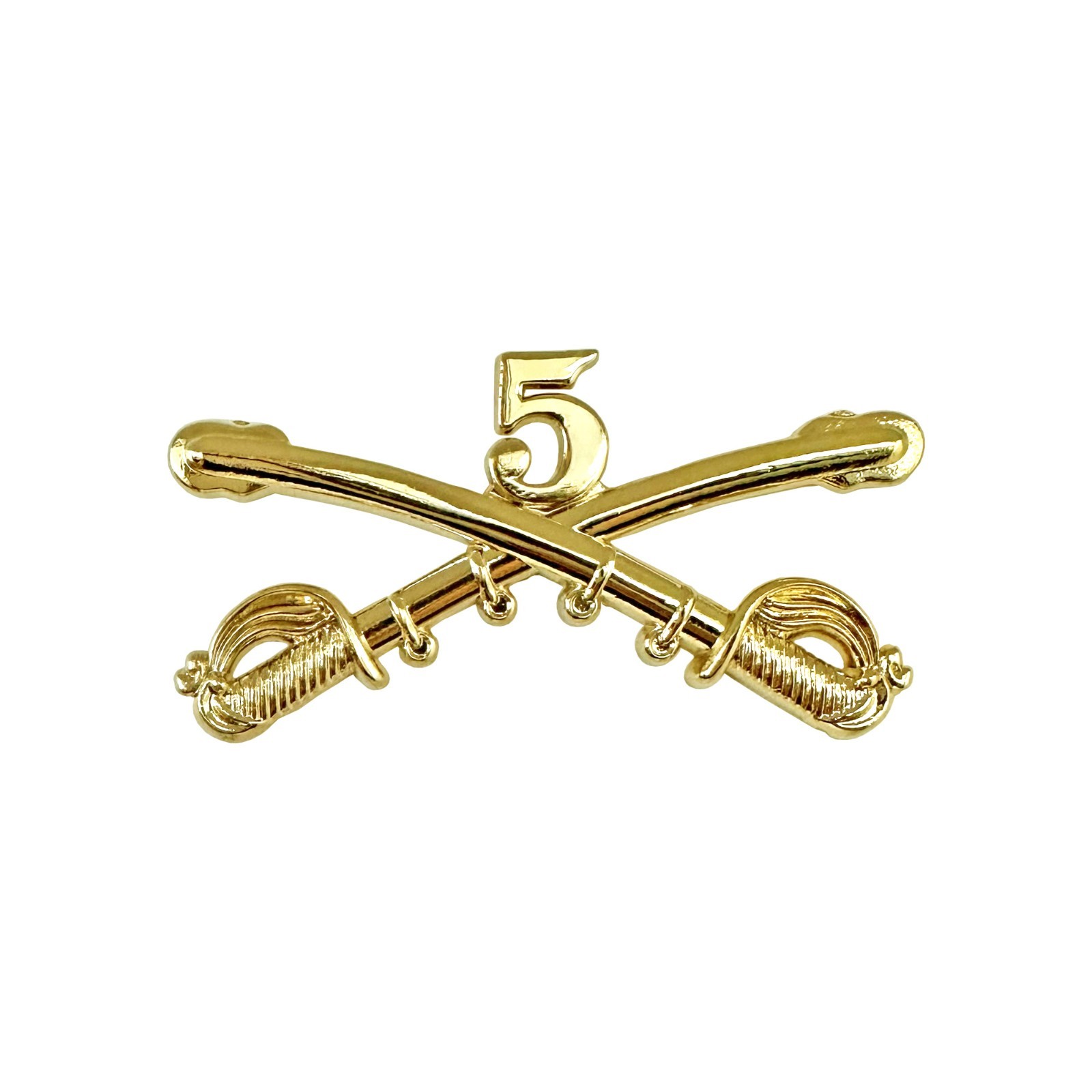 U.S. Army Cross Sabres (Cavalry) Hat Pins 2 1/4” X 1” w/ #5 (ea)