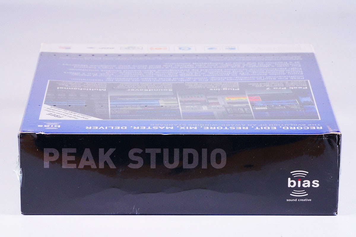 BIAS PEAK STUDIO Including Peak Pro 7 Audio Editing Mastering MAC Software - NEW