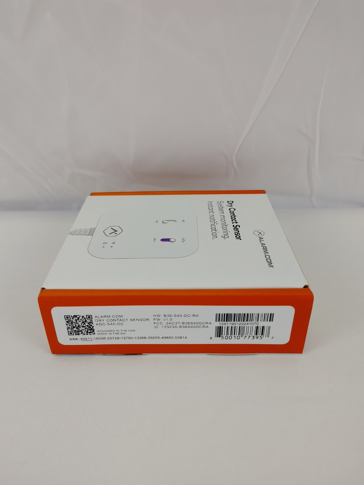 Alarm.com ADC-S40-DC Dry Contact Sensor, New