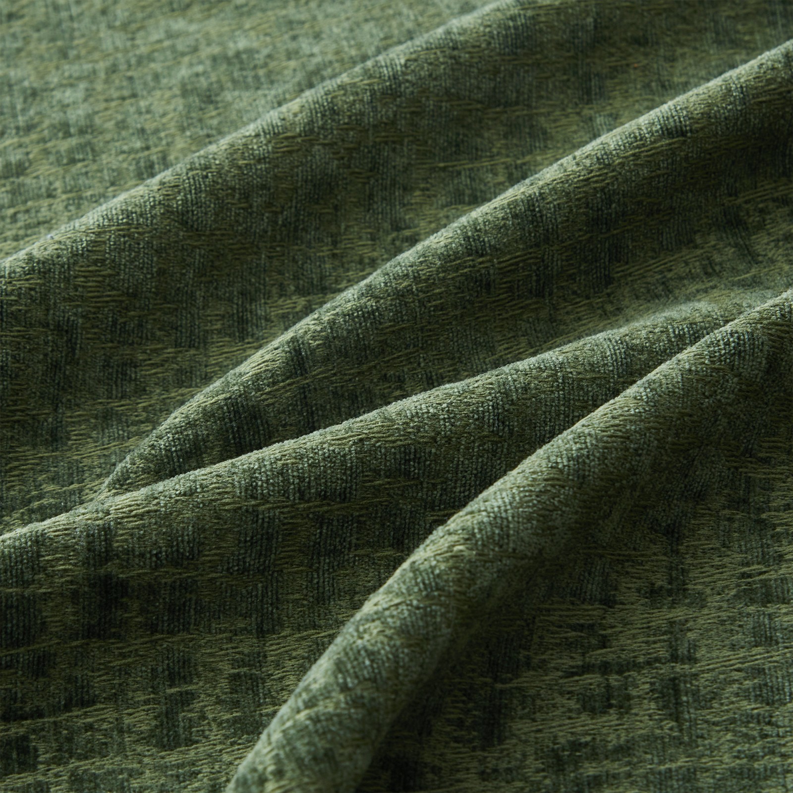 73" L-Shaped Sofa Chenille Fabric Green Modular Sectional