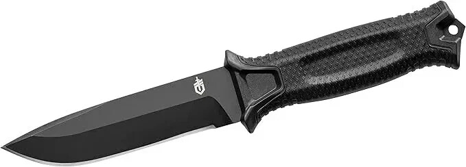 Gerber Gear StrongArm - Fixed Blade, Full Tang Knife - Black, Plain Edge