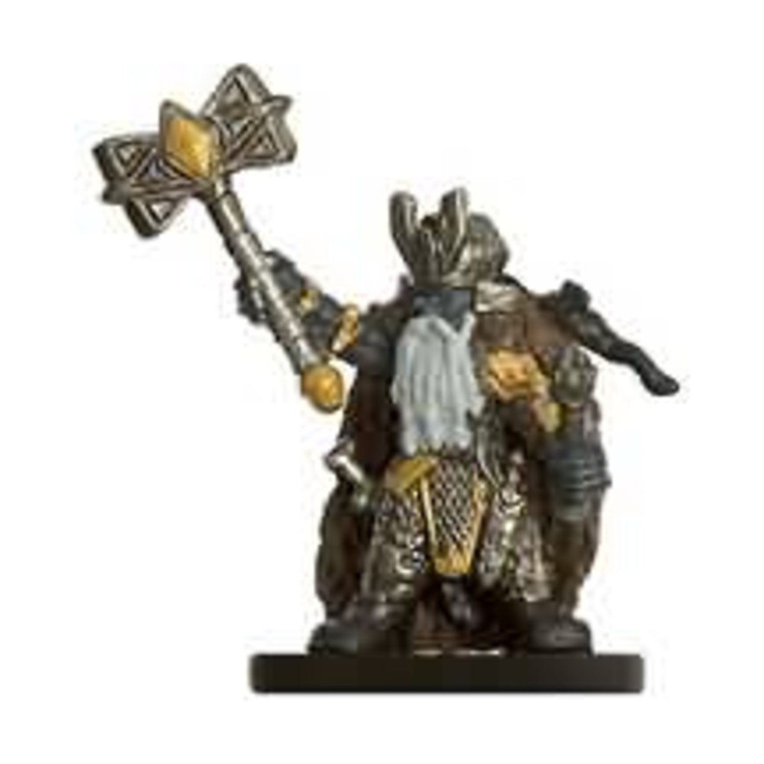 WOTC D&D Mini Dungeons of Dread Dwarf Warlord NM