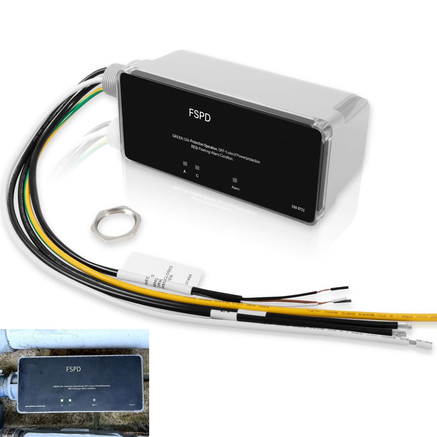 Replaces FSPD140 Level 2 Whole House Surge Protect Device Rated for 140000 Amps