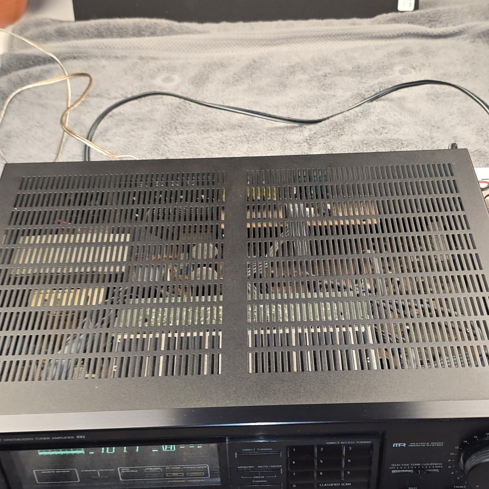 Onkyo TX-844 Quartz Synthesized Tuner Amplifier Tested No Remote 90s