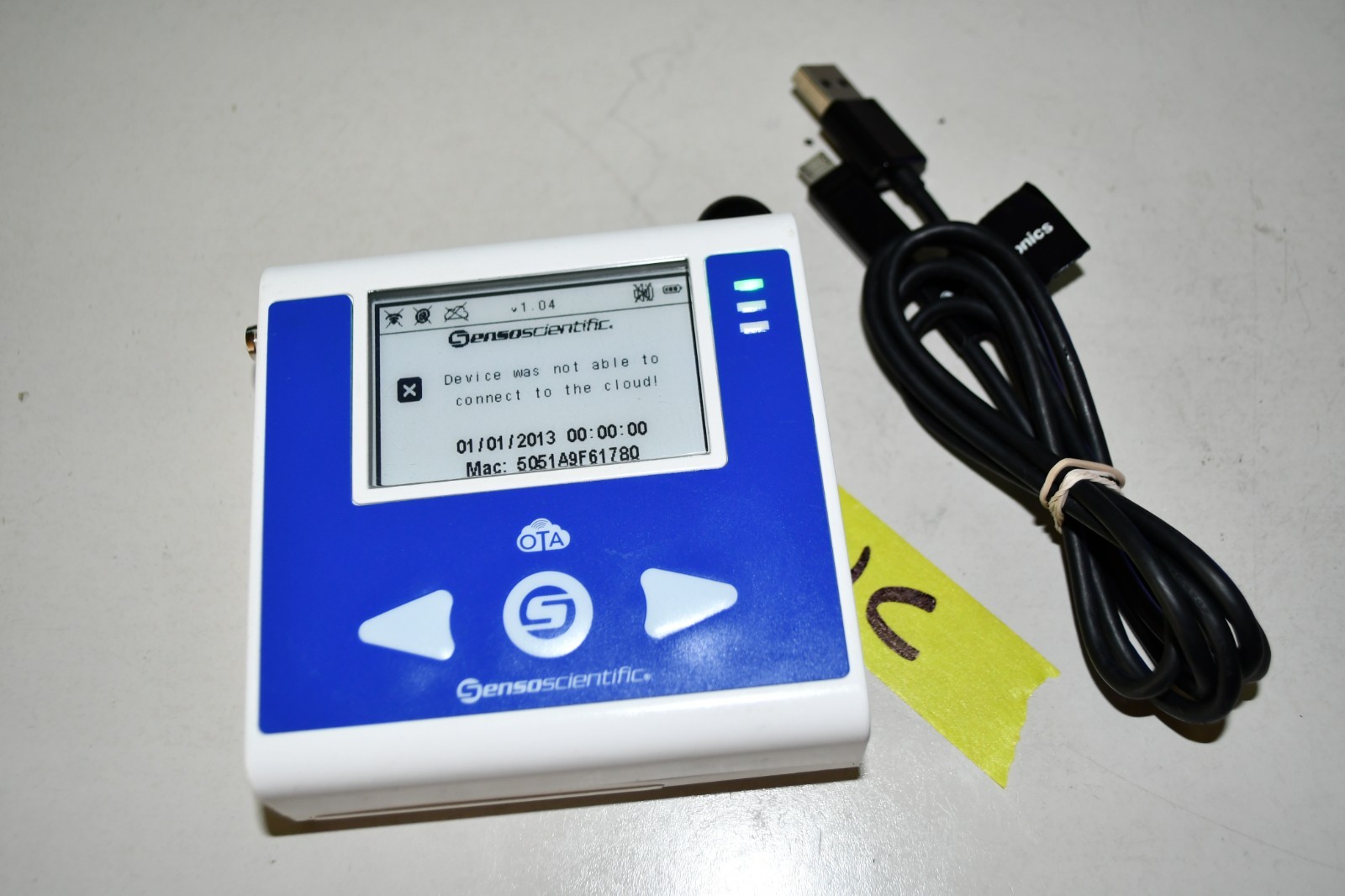 sensoscientific B80-200-ota wireless RTD logger without Temperature probe 1C