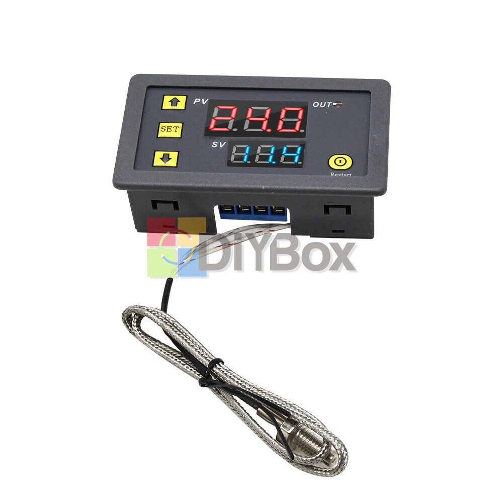 W3230 DC12V K-type Sensor Thermocouple Digital Temperature Controller -60~500°C.