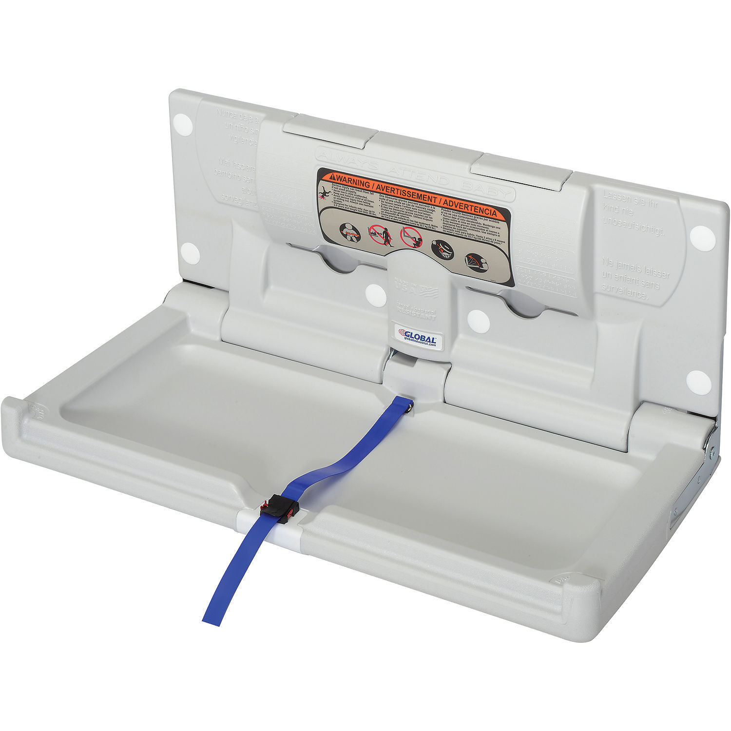 Global Industrial Surface Mount Baby Changing Station