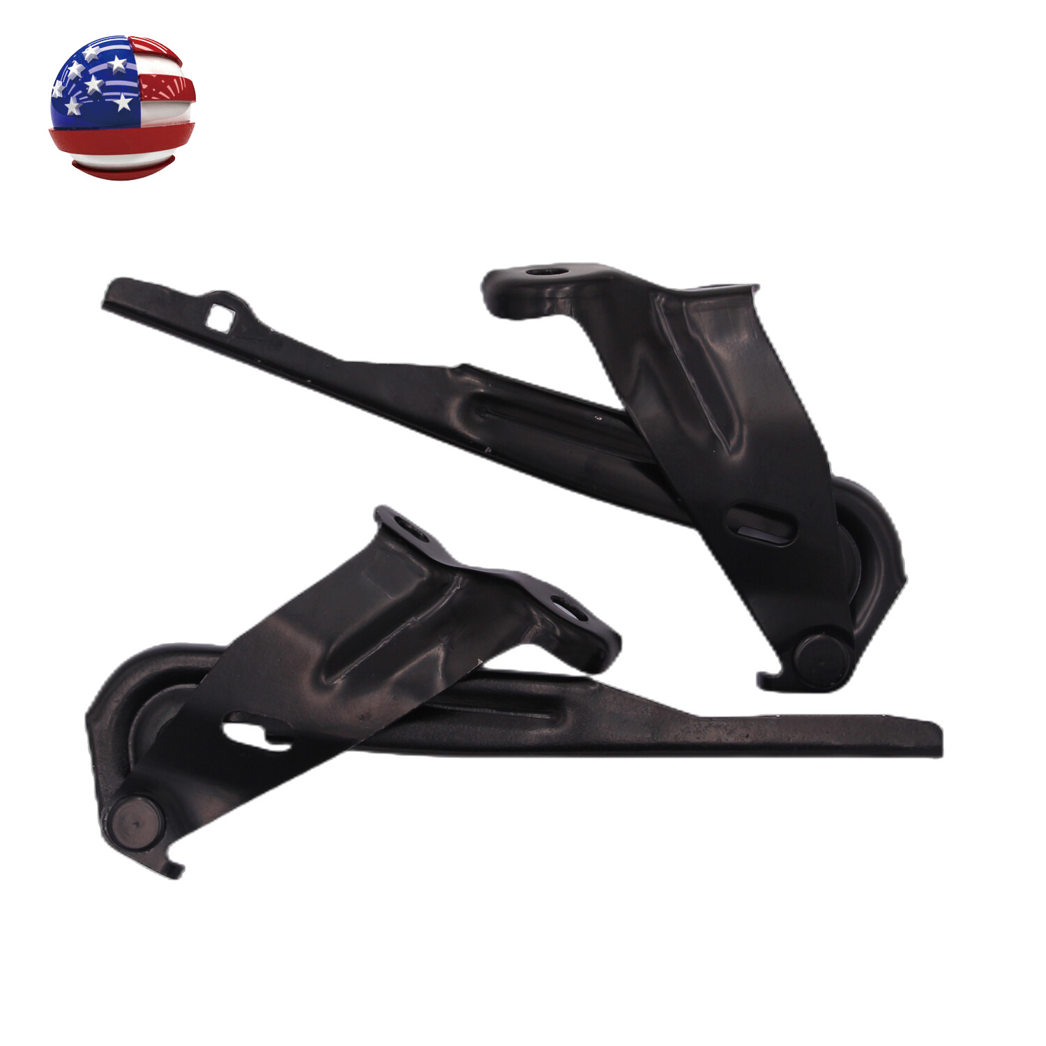 1 Pair Black Hood Hinge for 2012 2013 2014 2015 2016 Honda CR-V 2.4L