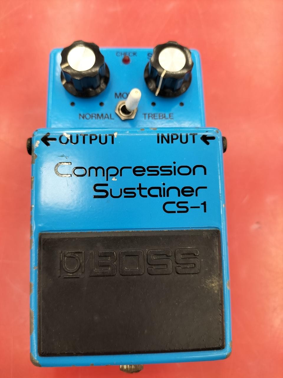 Boss CS-1 Compressor Pedal Silver Screw Used