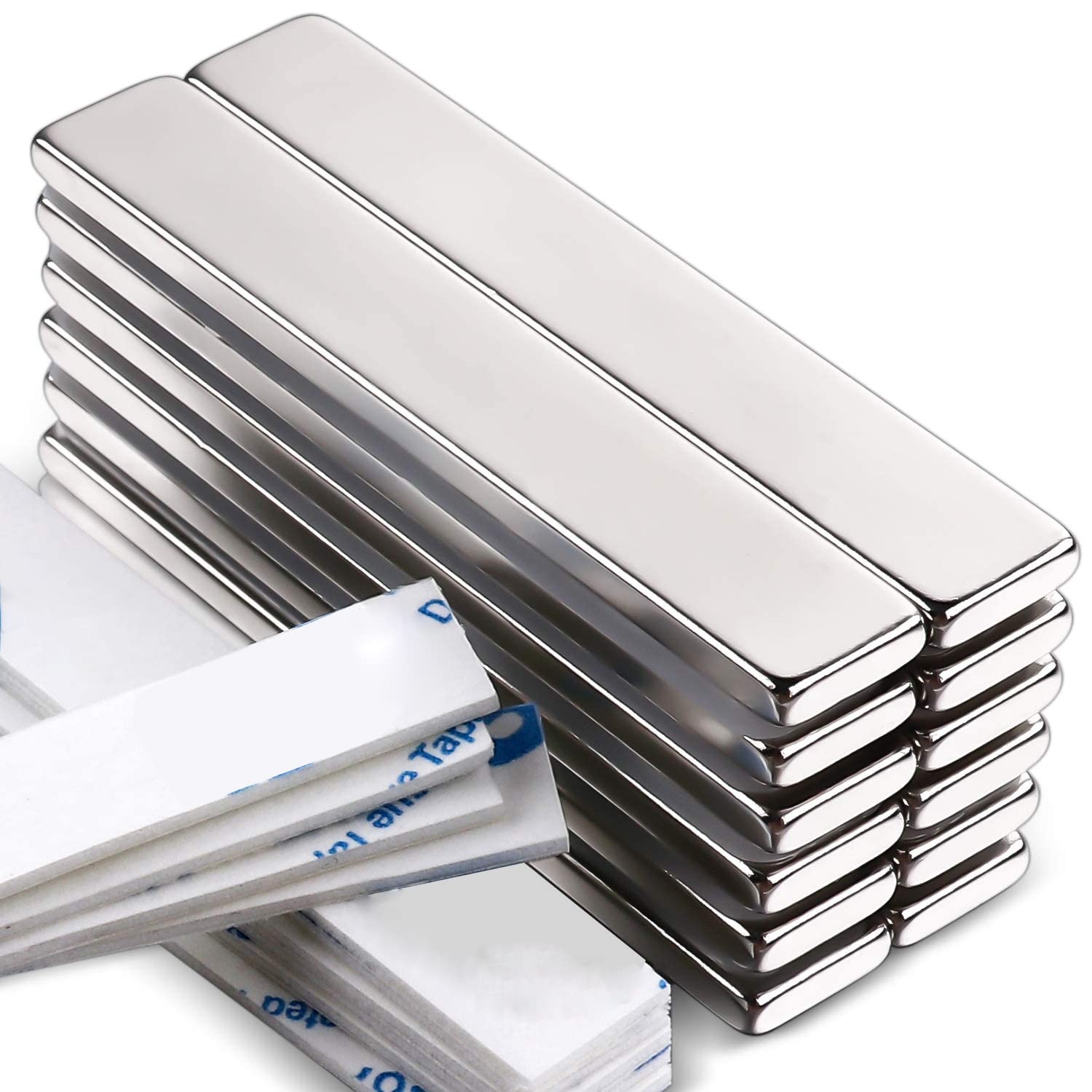 LOVIMAG Powerful Neodymium Bar Magnets, Rare-Earth Metal 60x10x3, Sliver