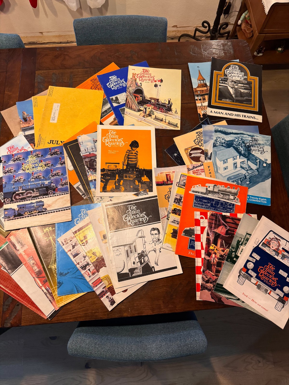 37 Issues Train Collectors Quarterly Magazine Lot 1980s Vintage Railroad Train