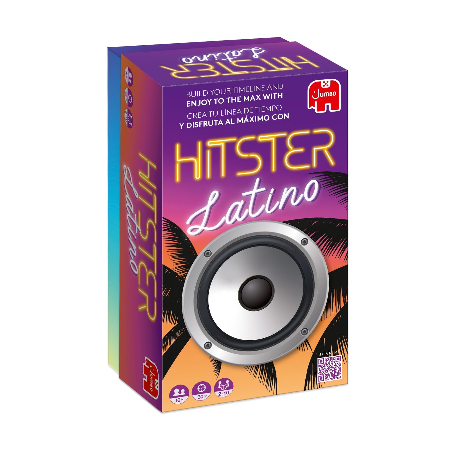 Hitster - Latino, Fun Music Quiz Card Game, 2-10 Players - 300 Latin Music Hi...