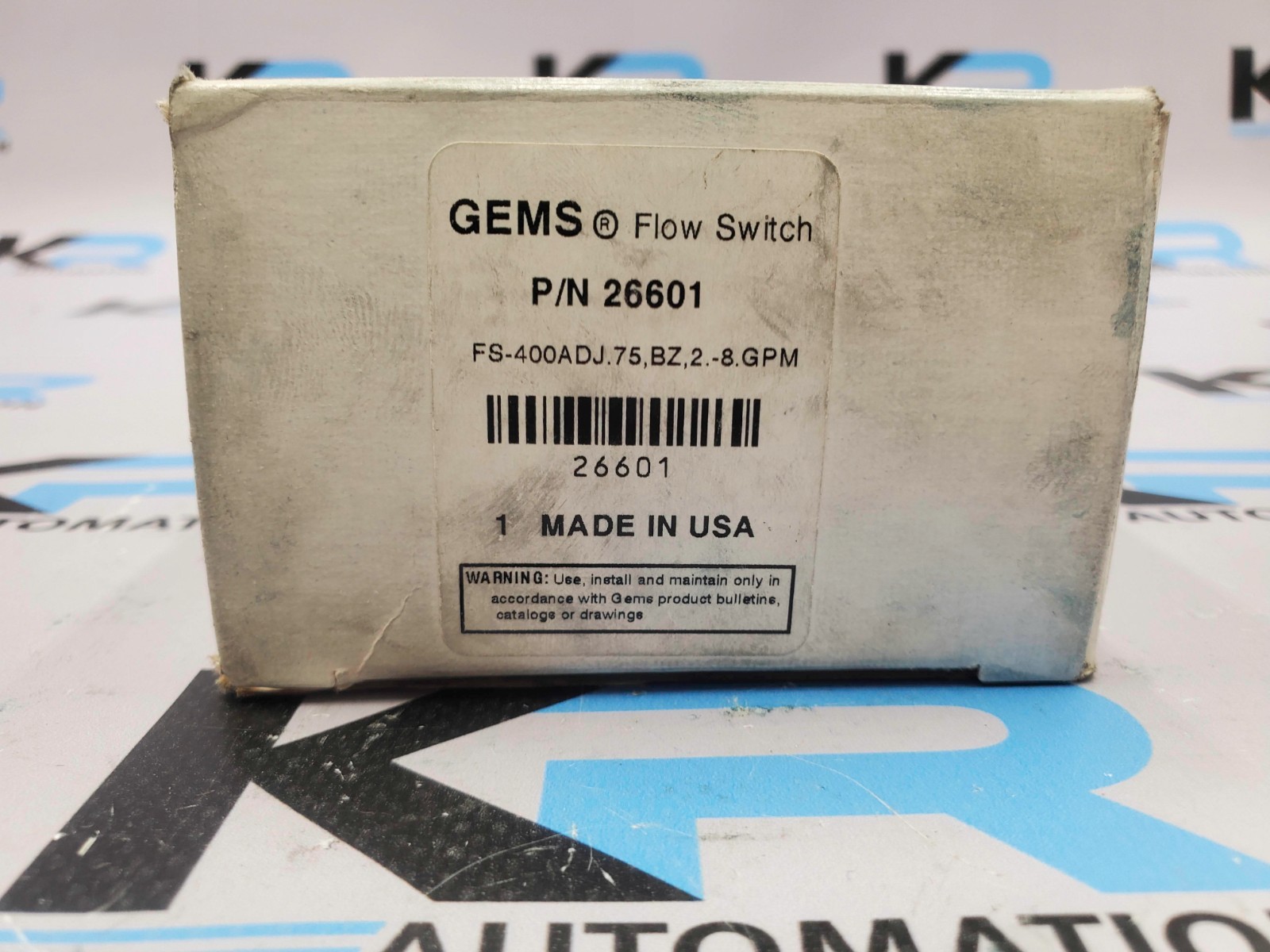 GEMS FS400ADJ.75, BZ, 2.-8.GPM FS-400 Adjustable Flow Switch