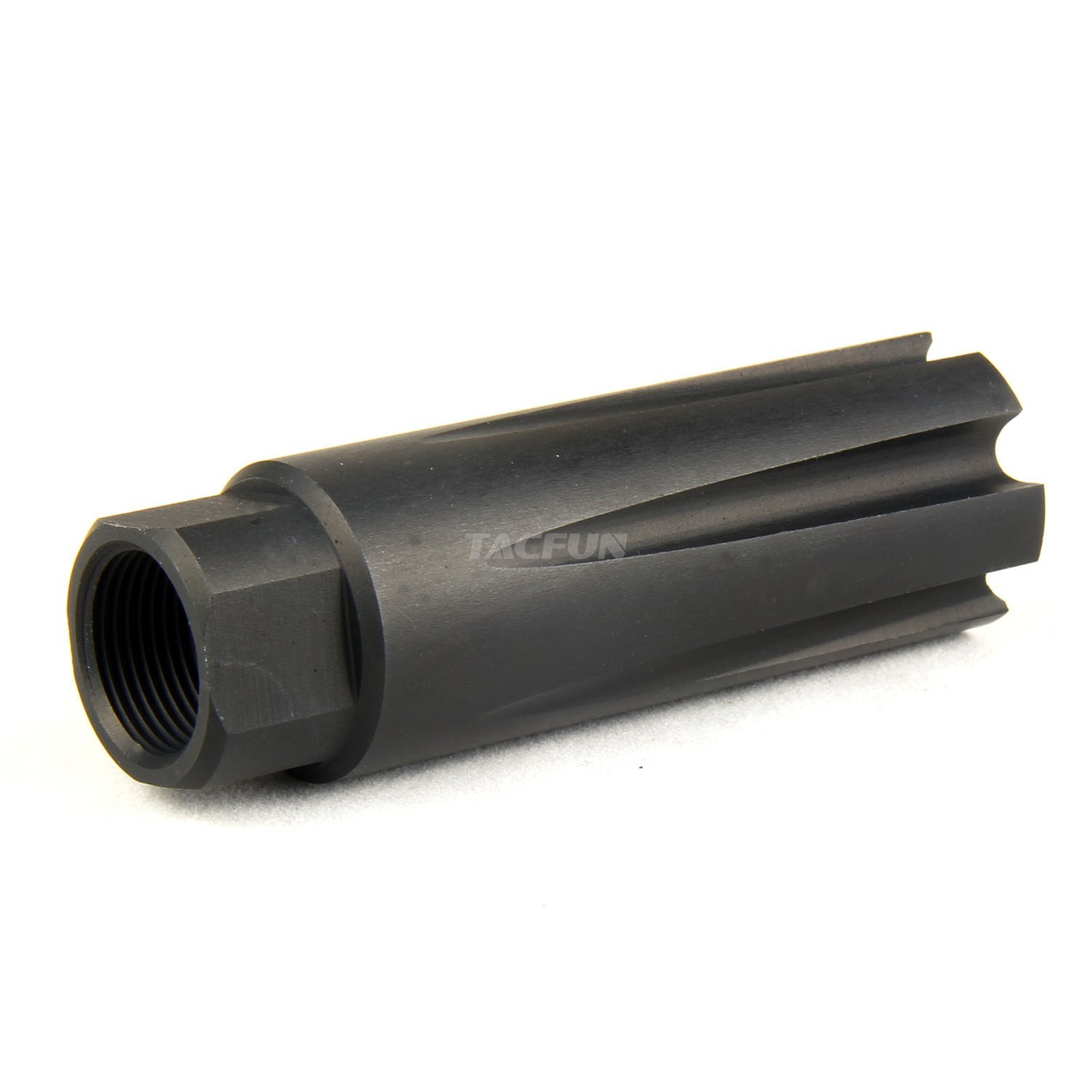 Muzzle Brake 1/2x28 TPI Linear Compensator for .223 .22LR /w Washer & Jam Nut