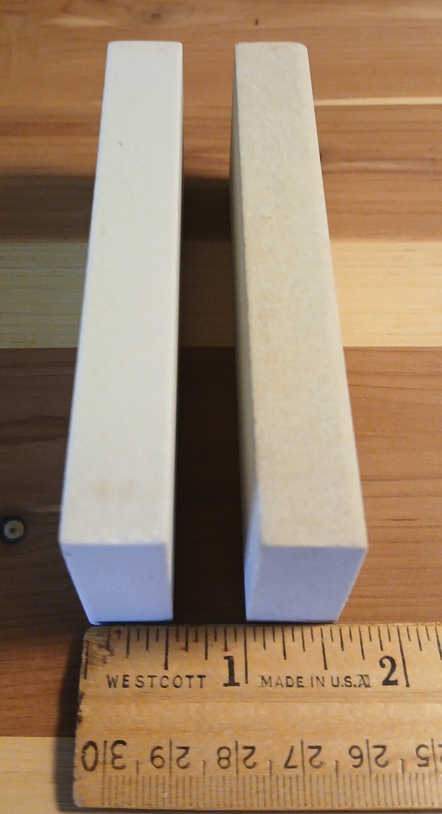 4"x1 5/8"x1/2" Hard and Soft Arkansas, Natural Whetstone, Knife Sharpening Stone