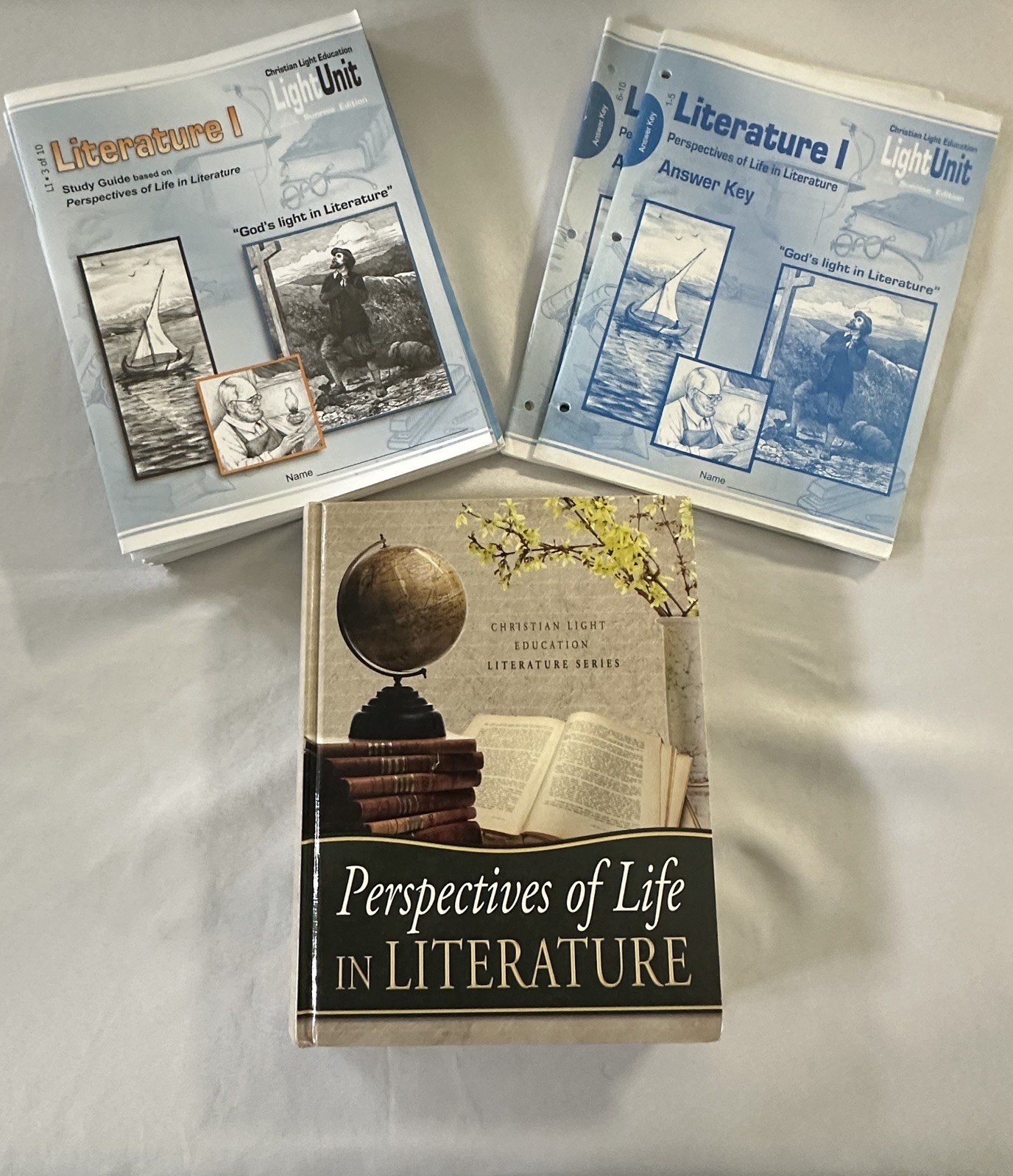 Christian Light Education Literature I Student Books 3-10 & Answer Keys