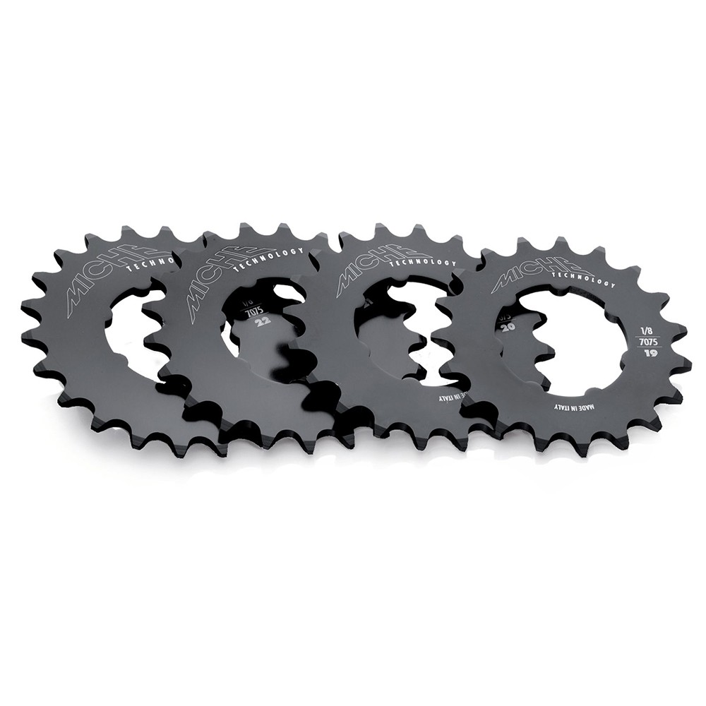 Miche 1/8 Fixed Track Sprocket, Black, 18t