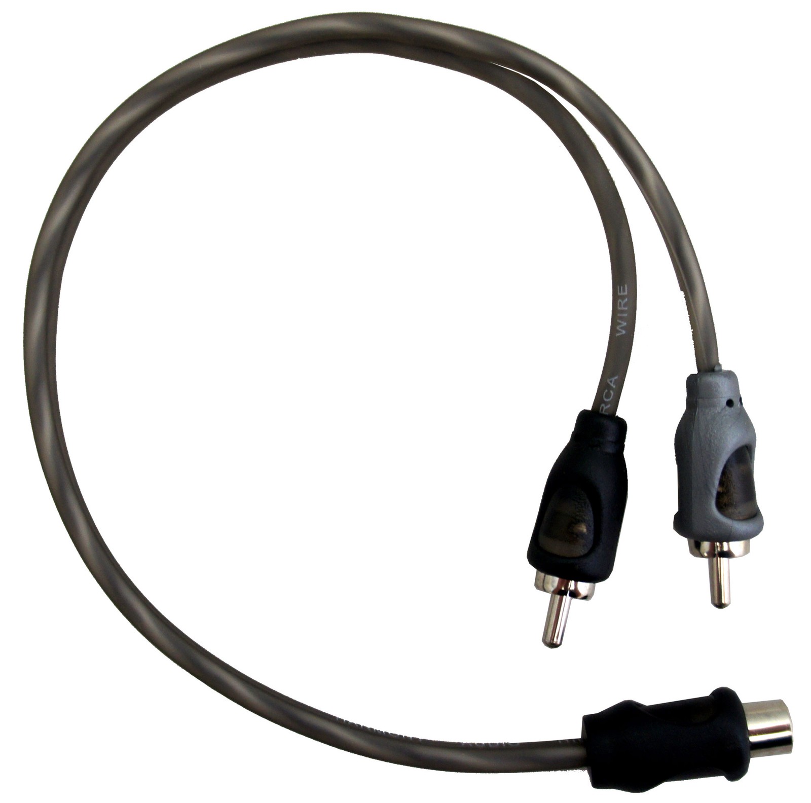 Harmony Audio HA-RCAY2M Car Audio RCA Y Splitter 1 Female to 2 Male Stereo Cable