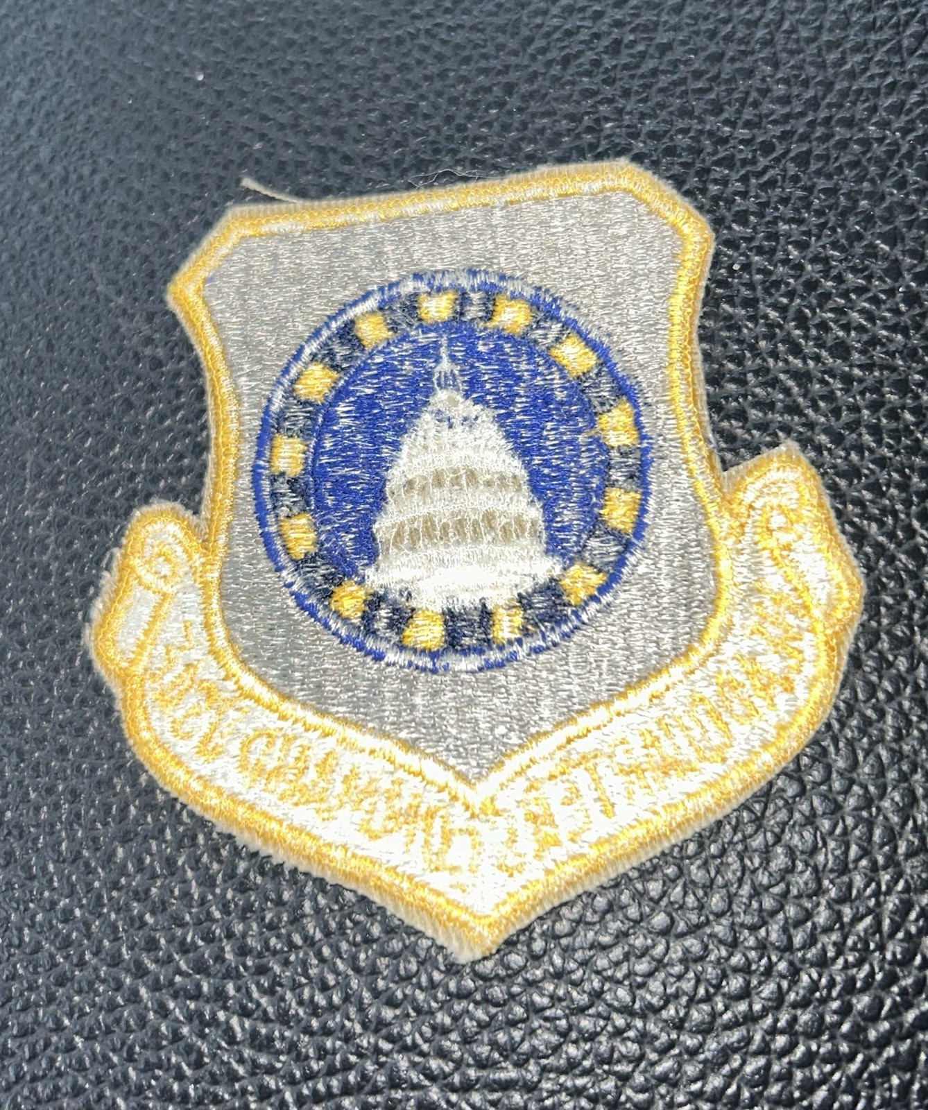 Circa Late 1960s Headquarters Command Squadron Patch Fine Cond Washington DC