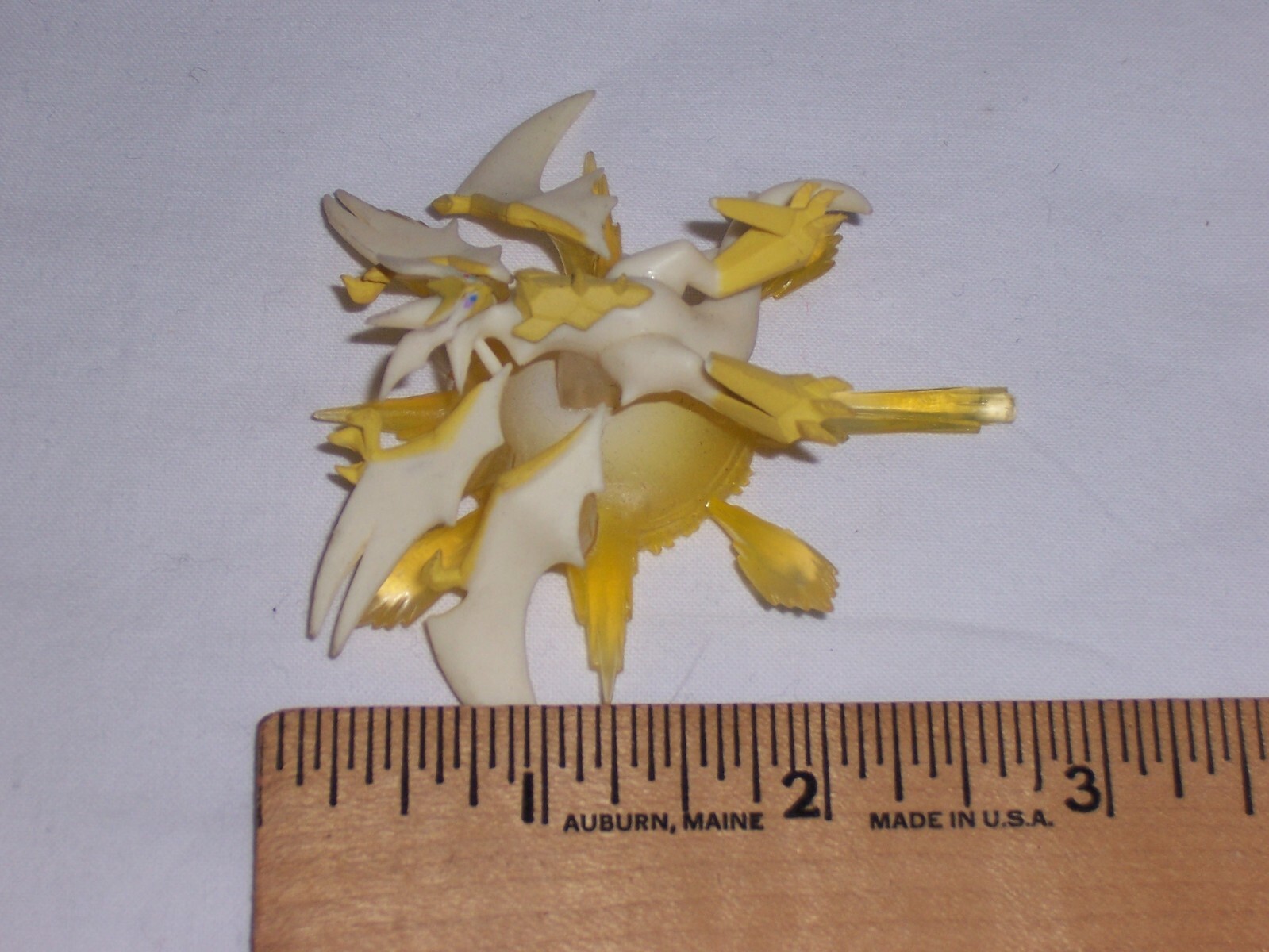 Pokemon TCG Ultra Necrozma GX Figure from Dragon Majesty Yellow No Stand