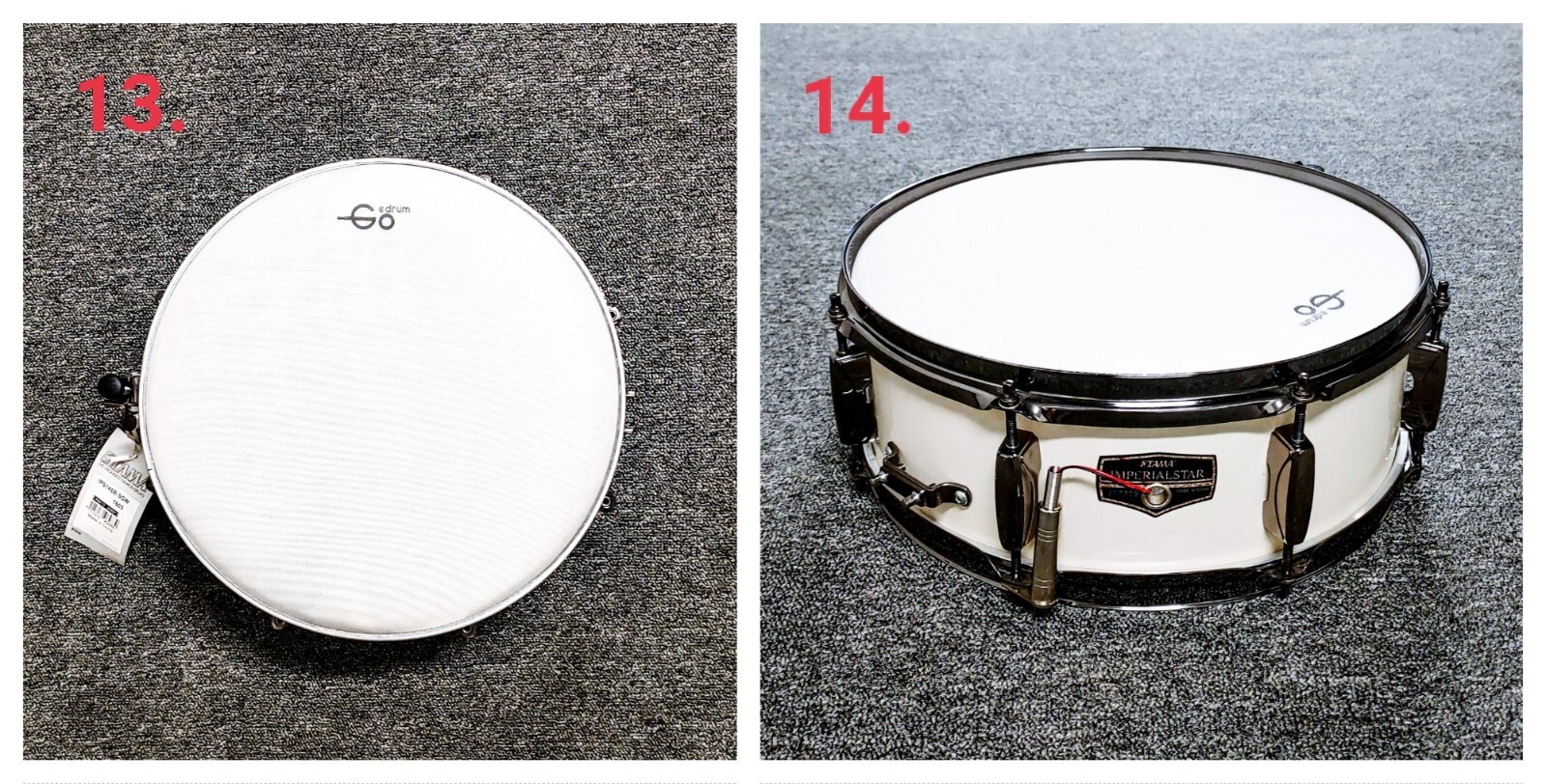 Goedrum S2 Drum Dual Trigger set for DIY edrum / Dual Zones
