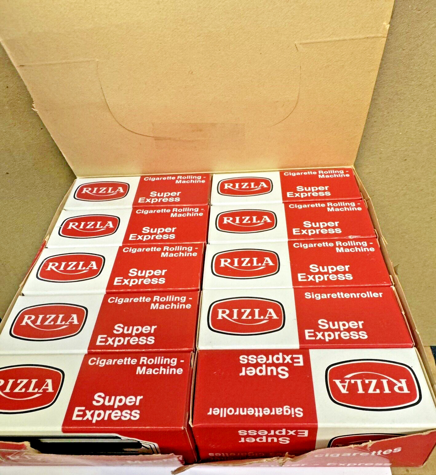 Lot Of 10 Vintage RIZLA Limted Super Express Cigarette Rolling Machine Unused