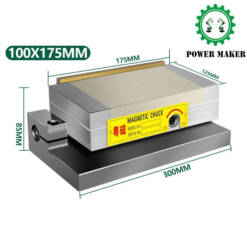 100*175 Sine Magnetic Table Brass Surface Grinder High Precision Magnetic Chuck，