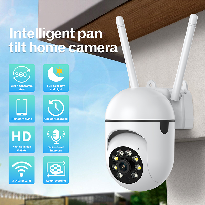 Security Camera System Outdoor Indoor Home Wireless Wifi Night Camera HD Cam-