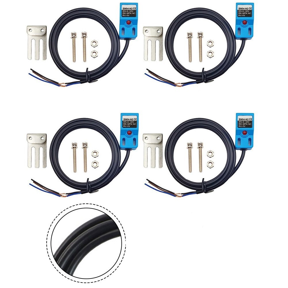 SN04N2 NPN Inductive for PROXIMITY Sensor Switch 4 Sets for Industrial For