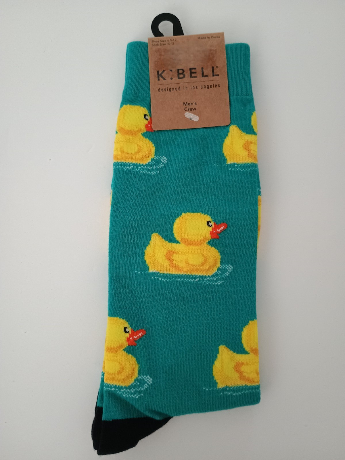 K. Bell Novelty Men's Crew Socks - You Choose (1 pair) Beer/Food/Duck/Llama/Deer
