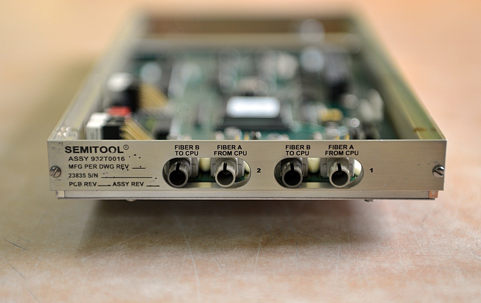 SEMITOOL 23835 Dual Fiber Transceiver Assembly 932T0016 free ship