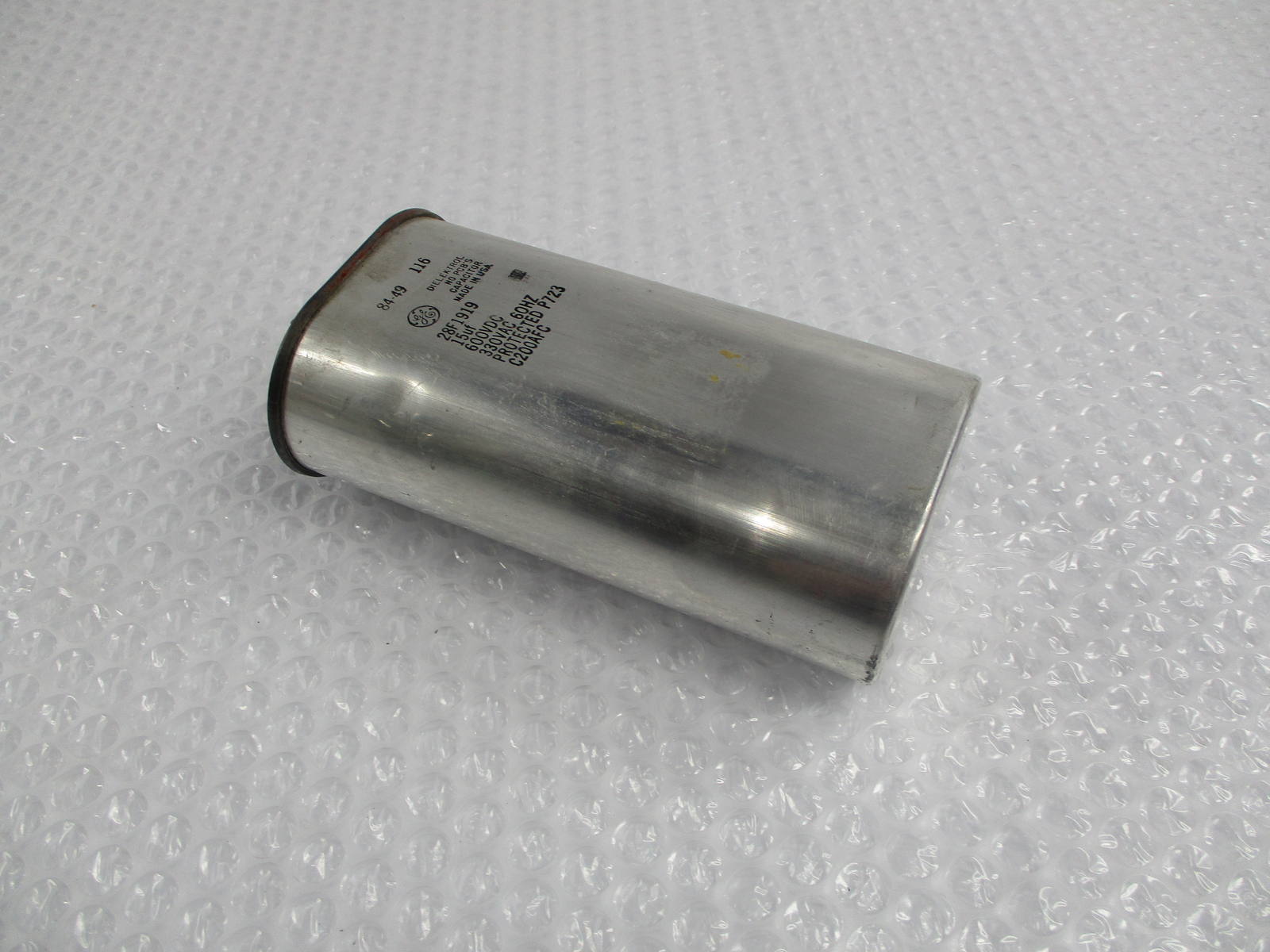 GENERAL ELECTRIC 28F1919 CAPACITOR 15UF NSNP