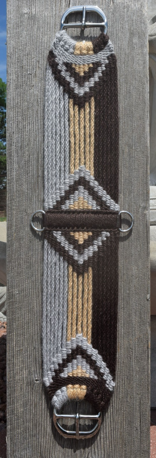 100% Mohair Cinch Diamond Design Handmade 32" Stainless Steel Hardware 17 strand